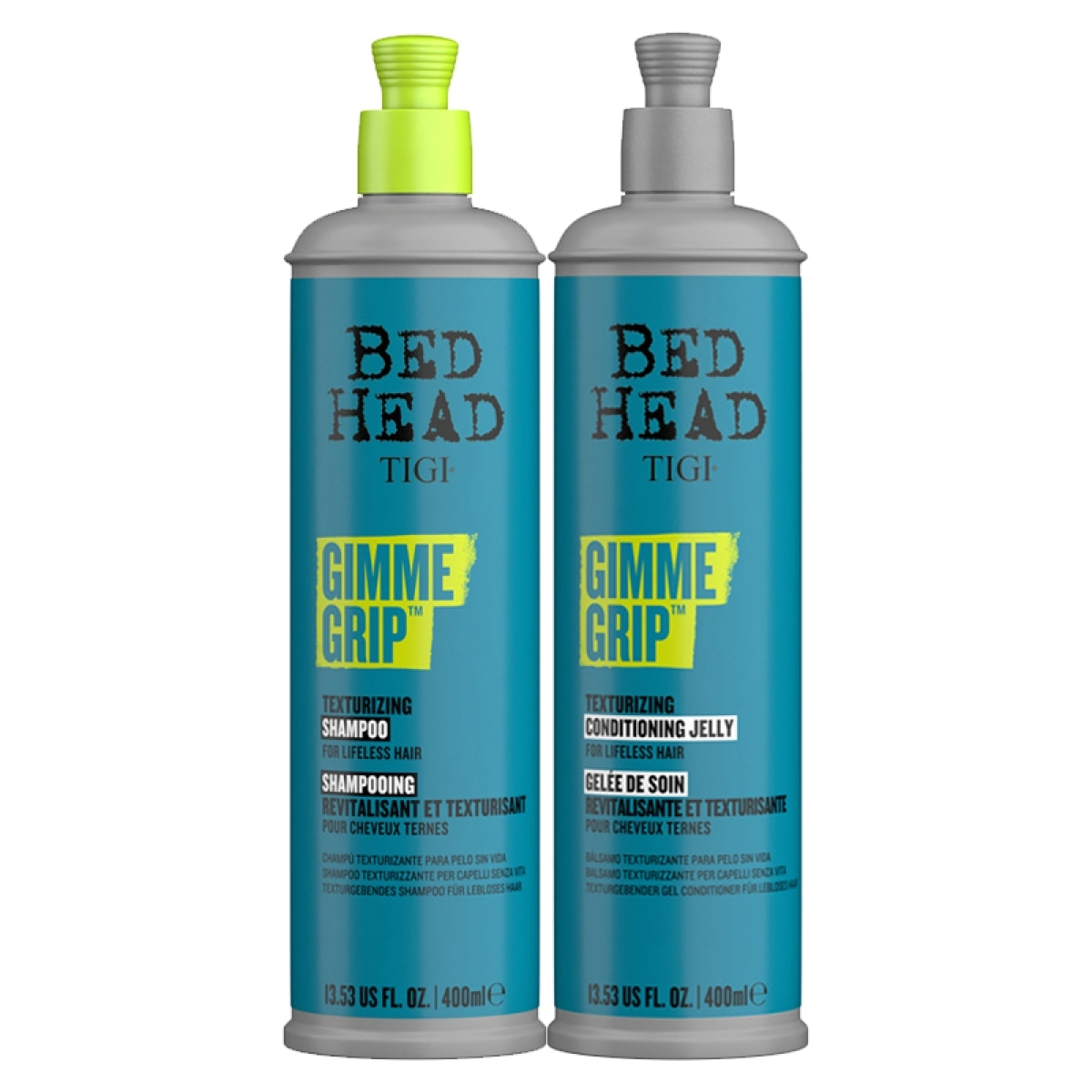 TIGI Kit Bed Head Gimme Grip Shampoo 400ml + Conditioner 400ml