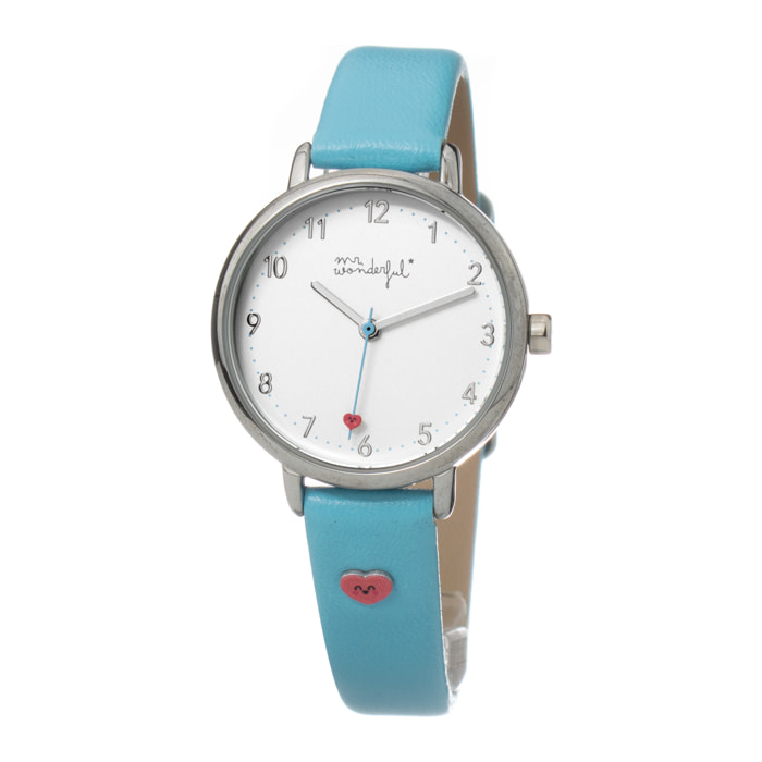 Reloj Mr Wonderful WR75300 Mujer Analogico Cuarzo con Correa de Piel sintetica