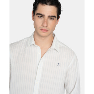 CAMISA STRIPED SEERSUCKER