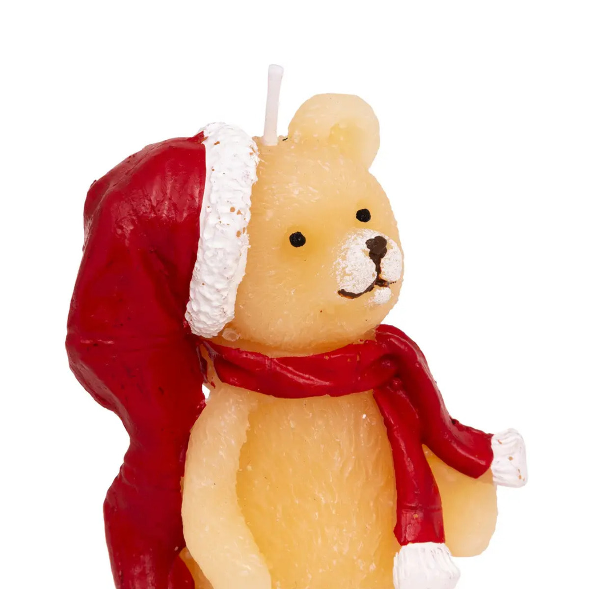 Bougie ours avec chapeau rouge 90 g