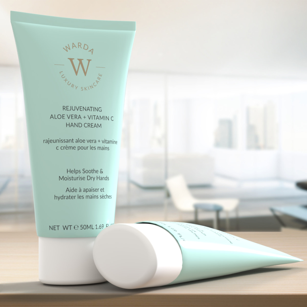 Crema de Manos Rejuvenecedora Aloe Vera+ Vitamina C 50ml