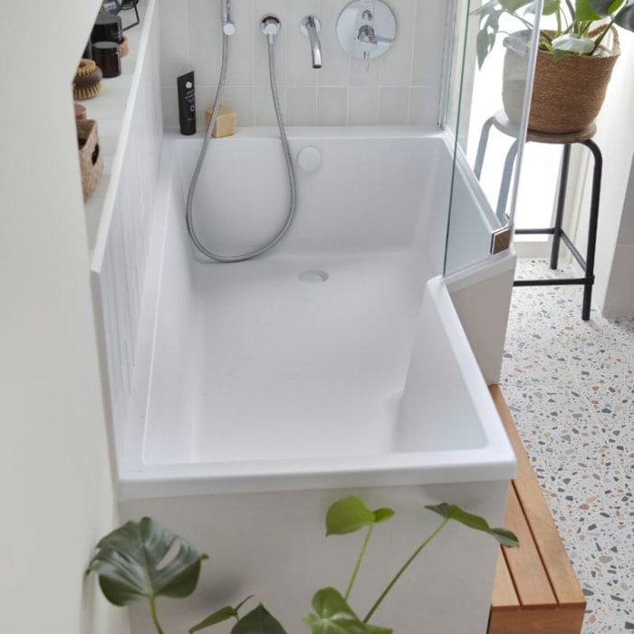 Baignoire bain douche JACOB DELAFON Neo blanc mat