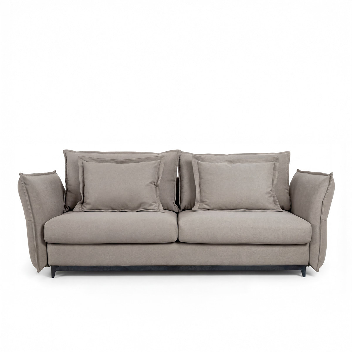 Canapé Tissu Droit Convertible Verduro - 3 Places