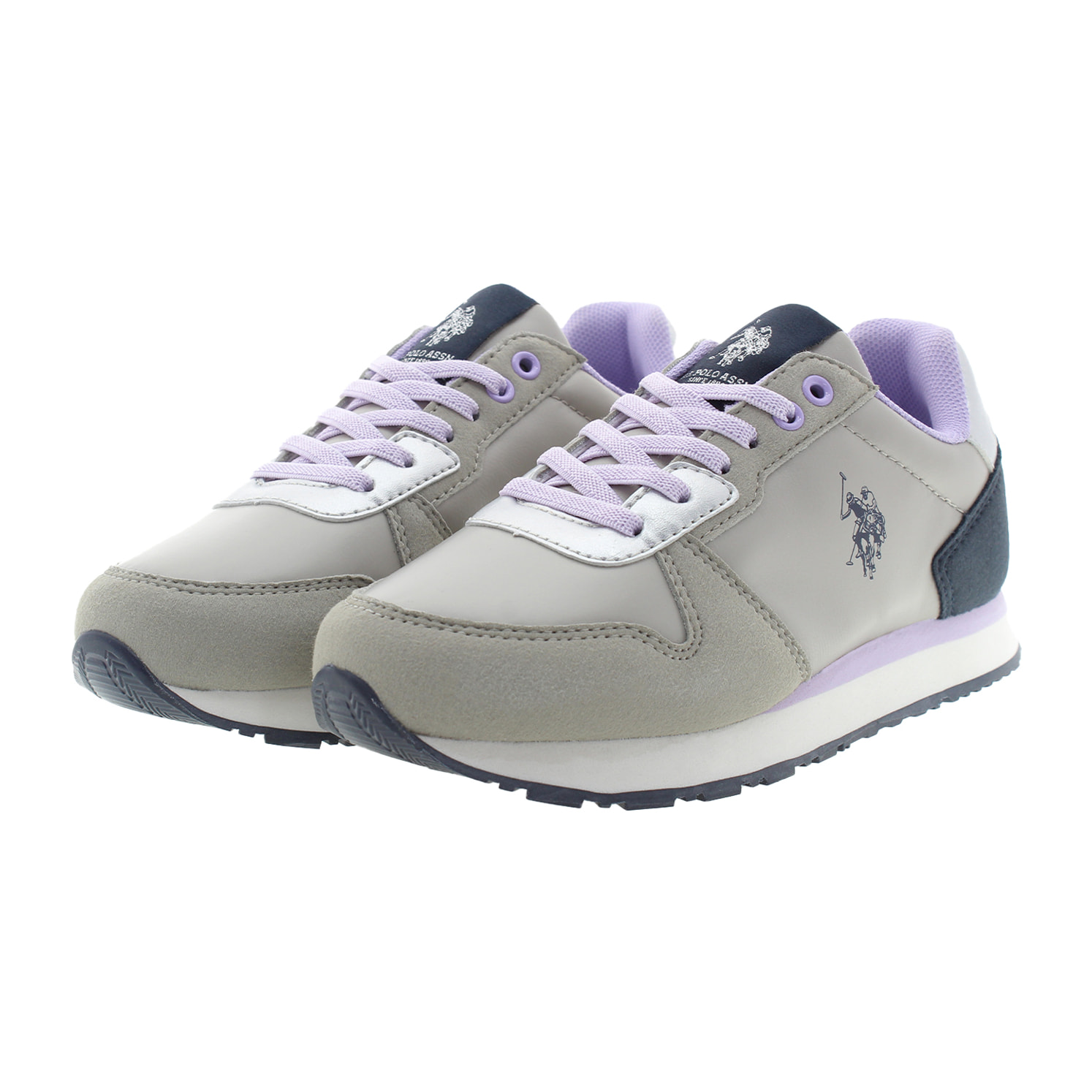 Sneakers U.S. Polo Assn. Argento-blu scuro