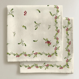 Lot de 2 serviettes Holly 1225