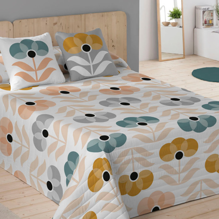 Icehome - Colcha Bouti Estampada - 100% Algodón - 70 gr/m² - Lars