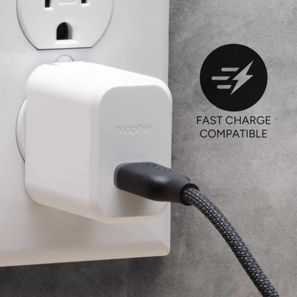 Câble de charge MOPHIE 3M USB-C vers Lightning noir