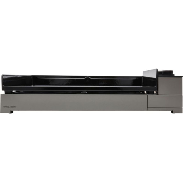 Plancha gaz FORGE ADOUR Premium Acier 75 NG noir gris 3 brûleurs à poser, 73.2x40.9 cm