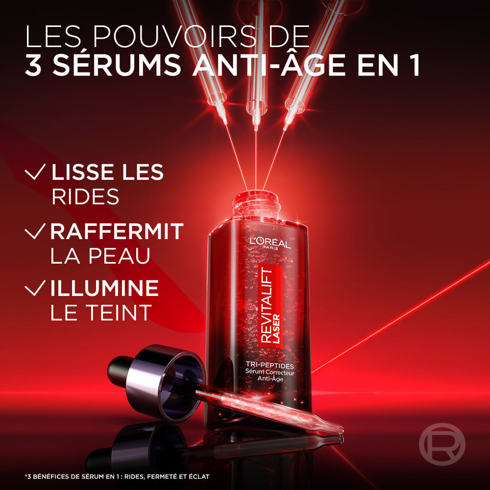L'Oréal Paris Revitalift Laser Sérum Correcteur Anti-Âge Tri-Peptides 50ml