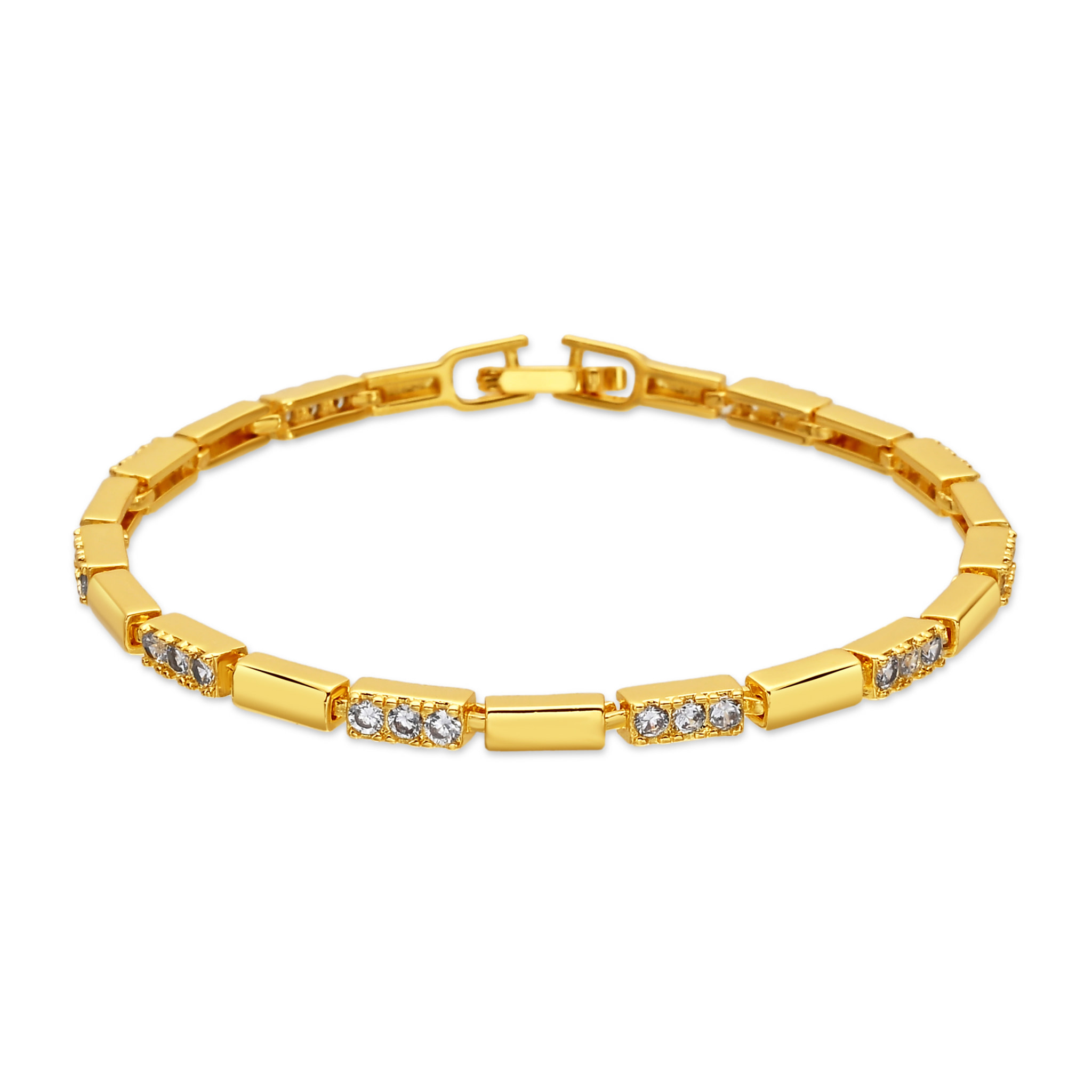 Pulsera Salbar acabado oro amarillo 18k