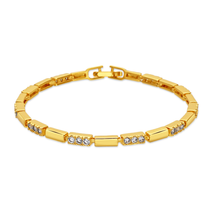 Pulsera Salbar acabado oro amarillo 18k