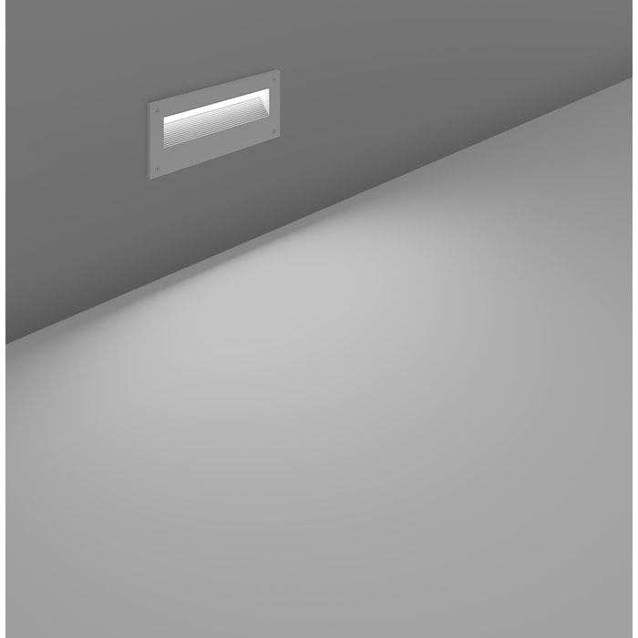 LEDS C4 Empotrable de Pared IP66 Micenas LED Pro LED 10.4 Blanco Neutro - 4000K ON-OFF para Exterior de Pared, Jardín, Terraza