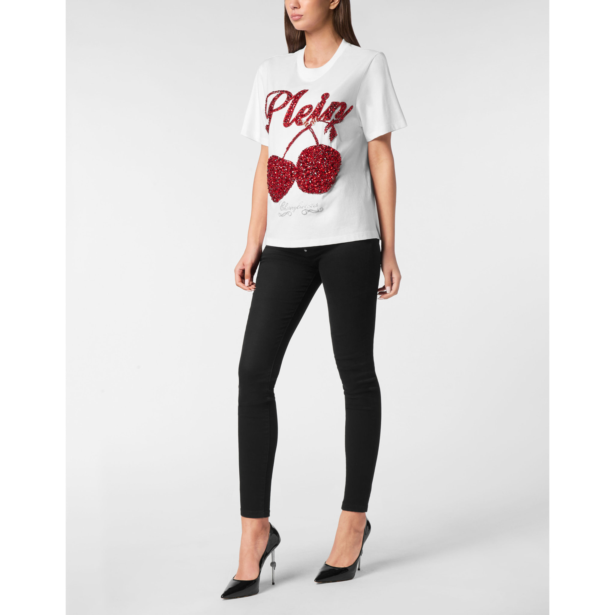PHILIPP PLEIN T-Shirt Man Fit CHERRIES