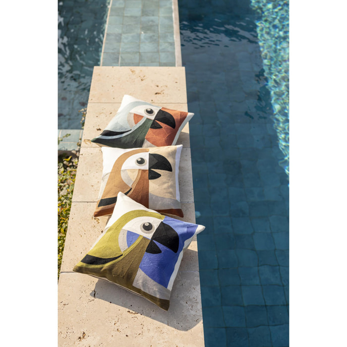 Coussin brodé Loro