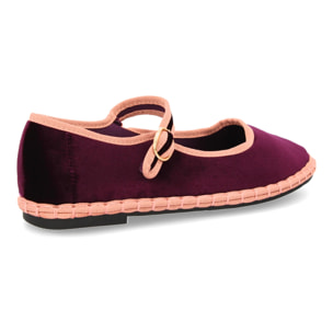 Bailarina con estampado liso para mujer.