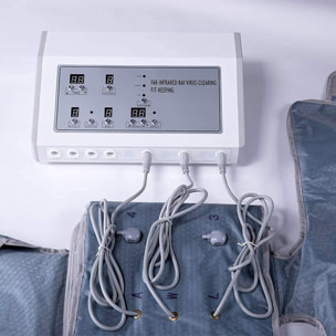 Abito di pressoterapia avanzato e trattamento infrarosso. Massaggiatore, migliora la circolazione, effetto snellente.