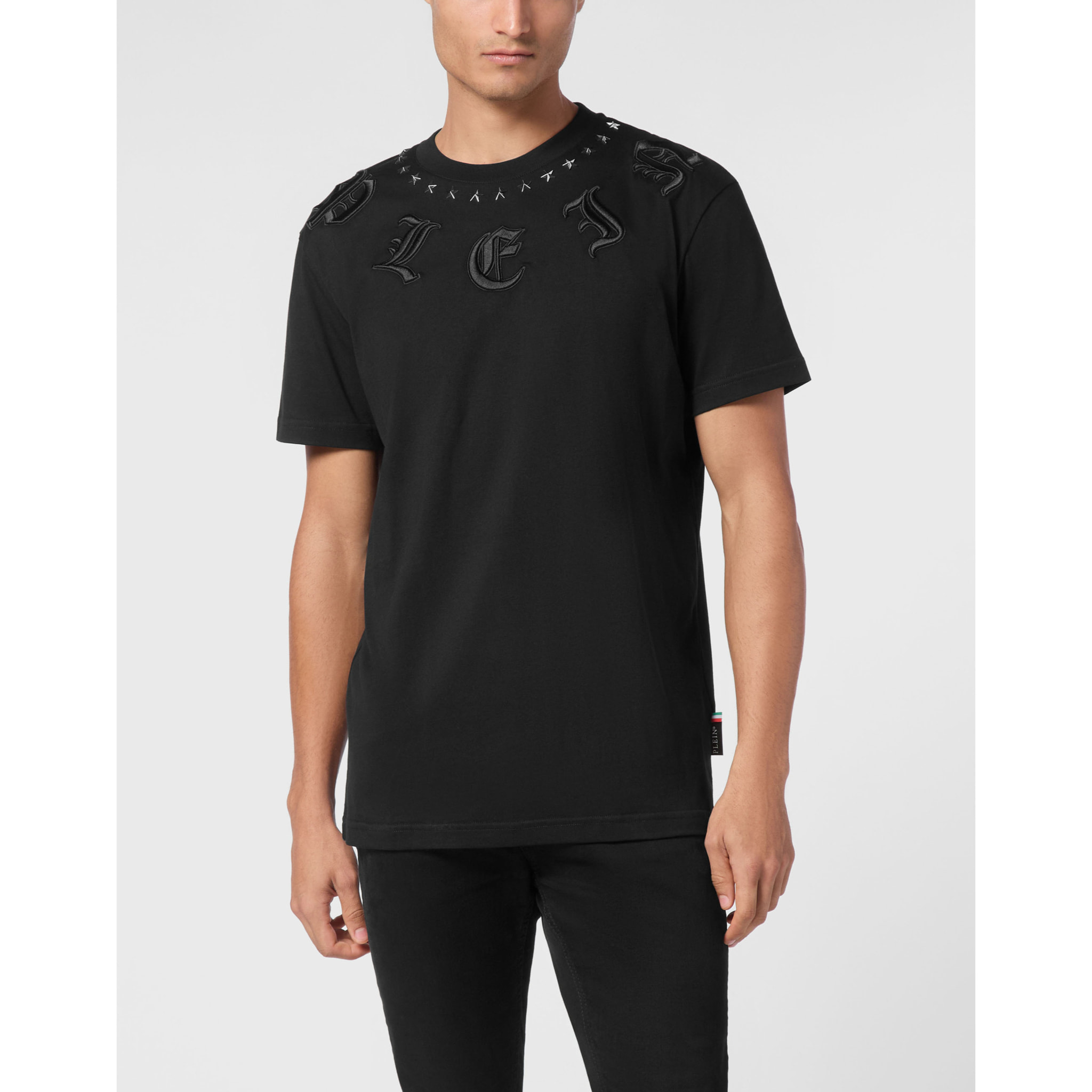PHILIPP PLEIN T-Shirt Round Neck GOTHIC PLEIN
