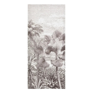 Toile imprimée "Bota" - bois - noir et blanc - 67 - 5x50 cm