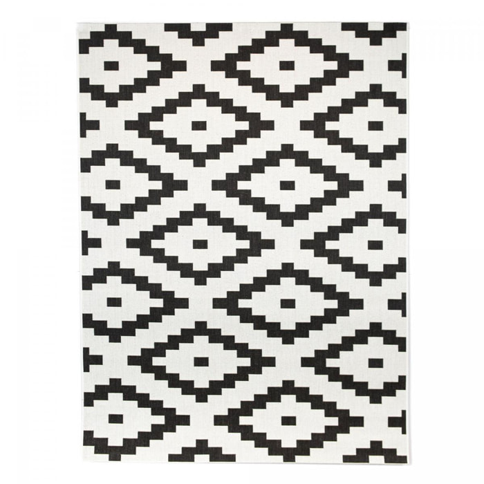 Tapis extérieur tissé kilim rectangle KEGA