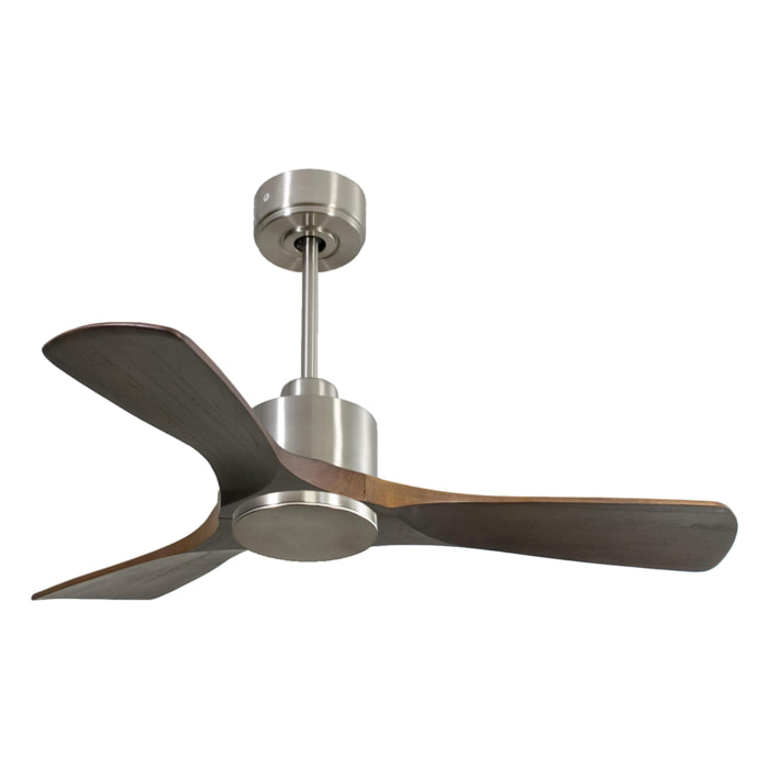 Ventilateur de plafond Réversible  Thermostat Wifi Moteur à courant continu Toits en pente Télécommande Hypersilence Mémoire Shopify Vendible (AUTOMATIQUE)