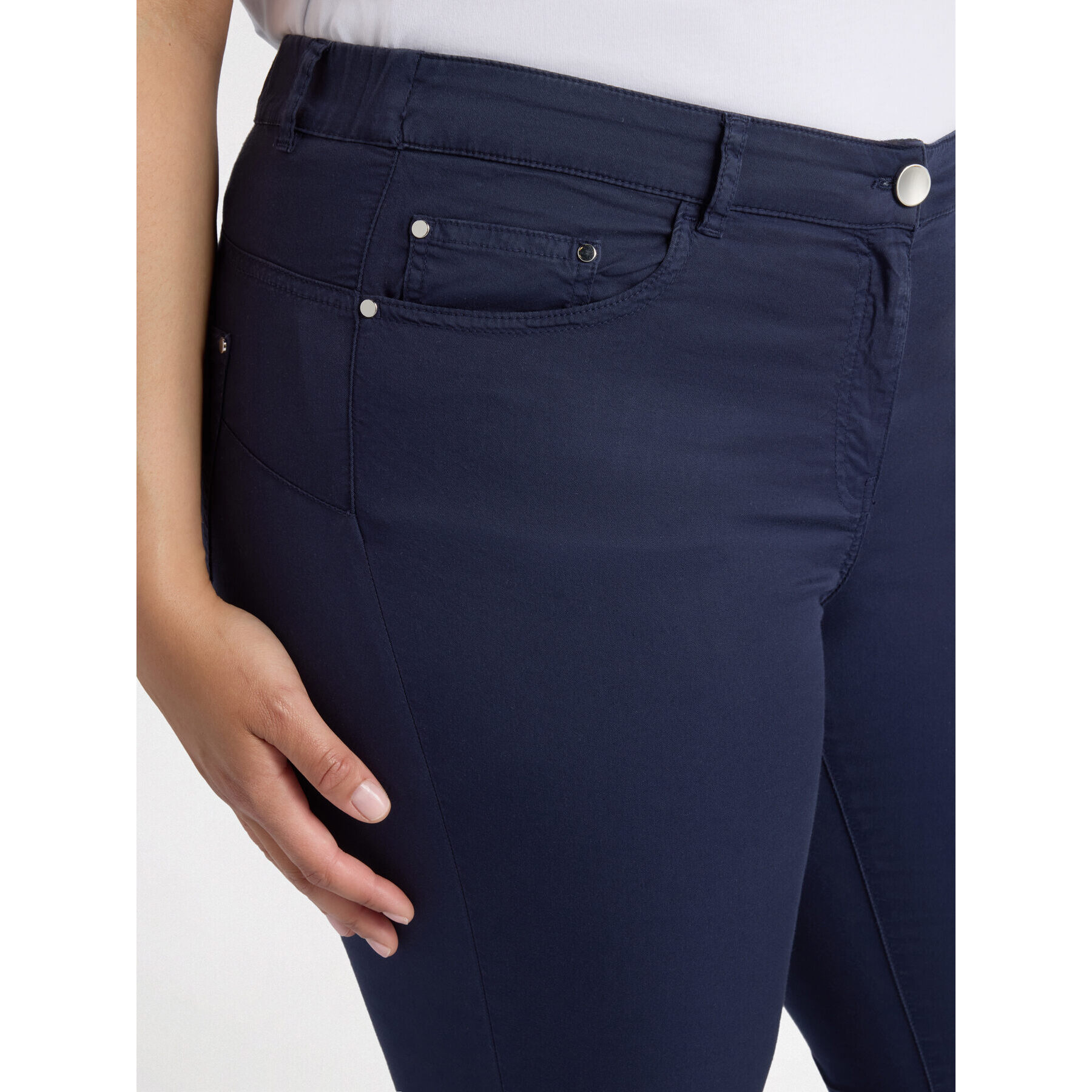 Fiorella Rubino - pantalones pitillo - Azul