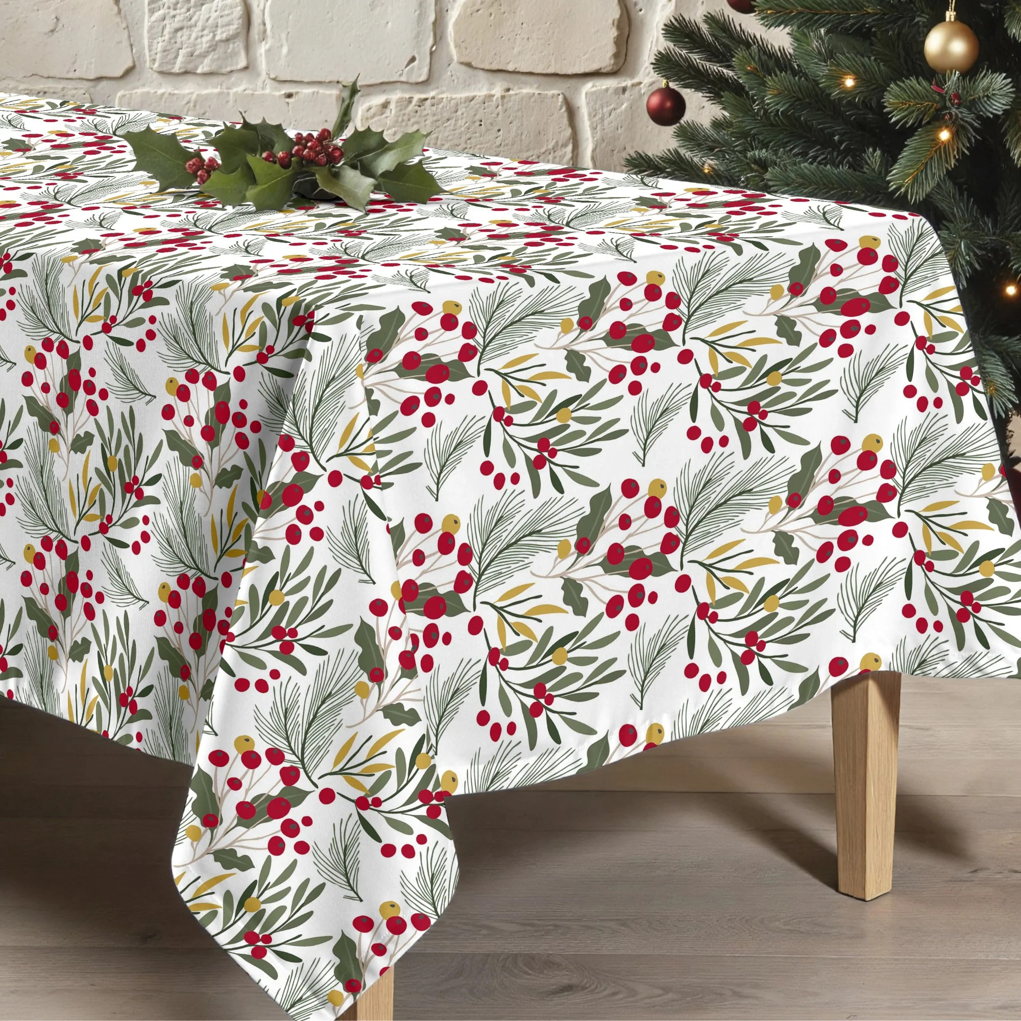 Nappe en résine Anti-tâches Merry Christmas 58