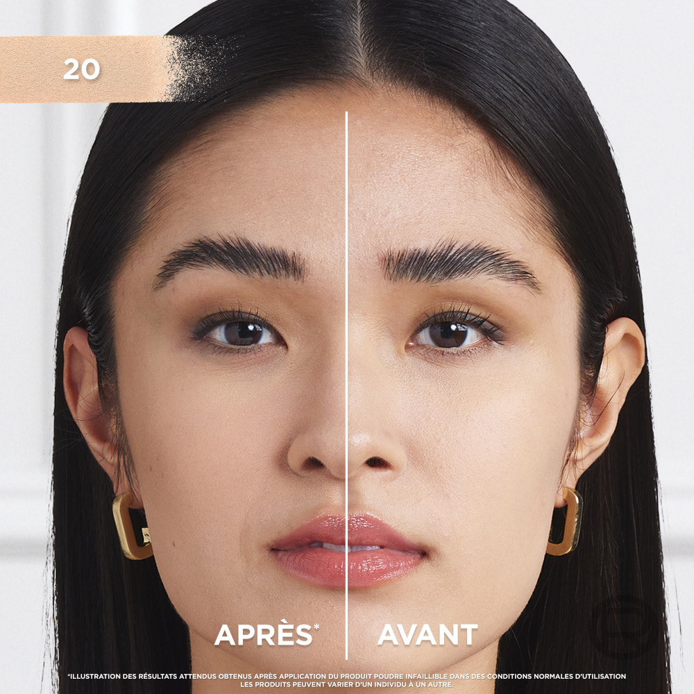 L'Oréal Paris Infaillible 24H Fond de Teint en Poudre 20 Ivoire 9g