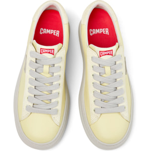 Zapatillas - CAMPER Runner Four - Amarillo - Cuero liso