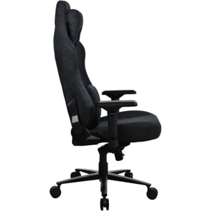 Chaise gaming AROZZI Vernazza Soft Fabric Pure Black