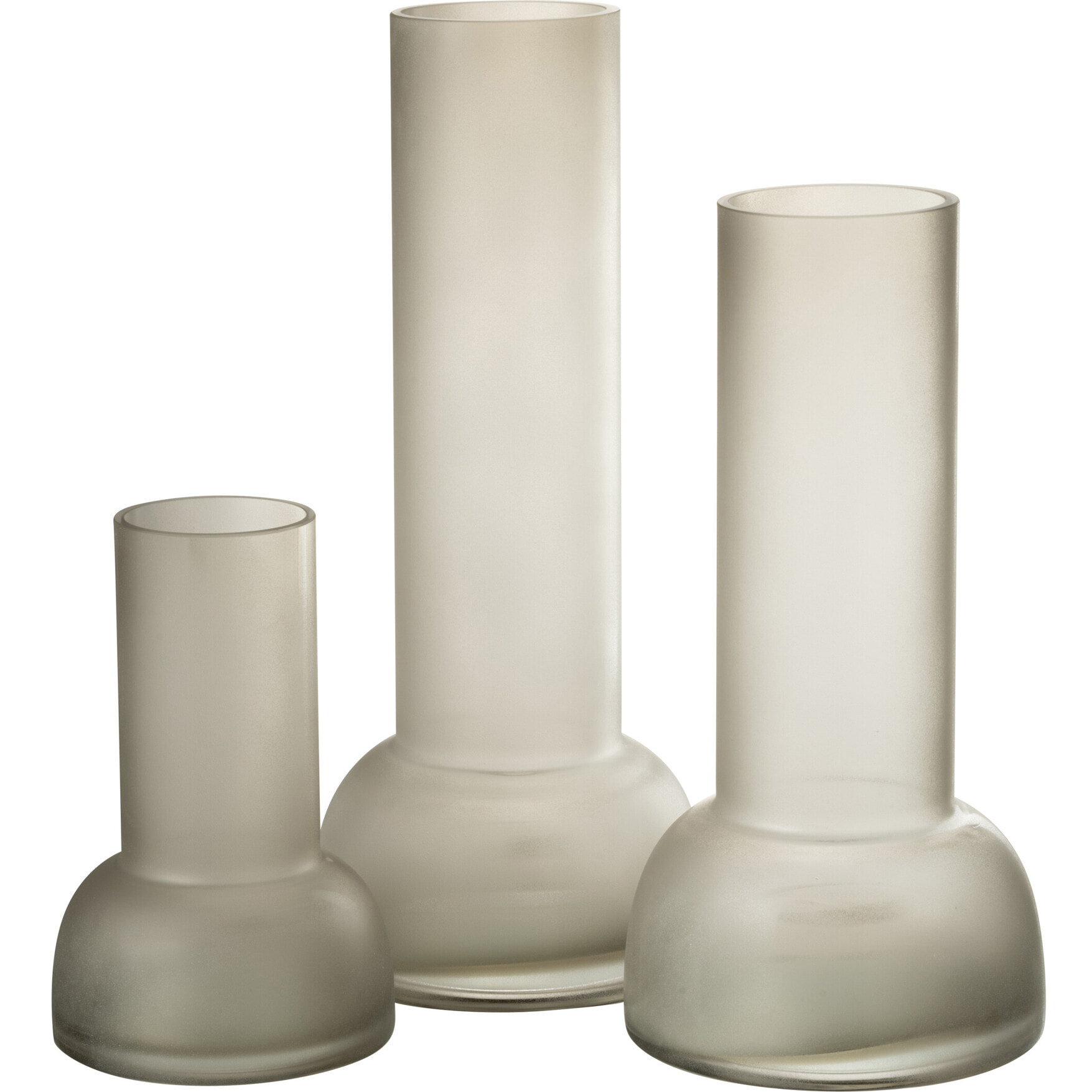 J-Line chandelier/vase Yara - verre - gris - large - 38 cm de hauteur