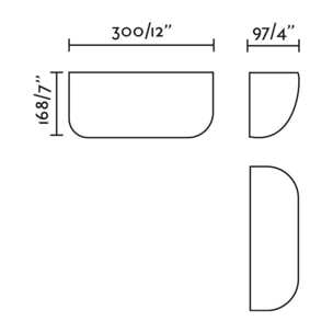 KAPPU 300 Applique blanche