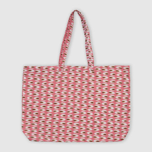 Pack bolso + toalla pareo tana rosa