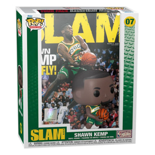 Nba Cover Pop! Basketball Vinile Figura Shawn Kemp (slam Magazin) 9 Cm Funko