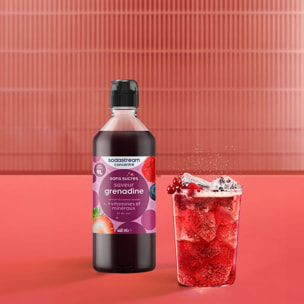 Concentré SODASTREAM saveur grenadine sans sucres 440mL