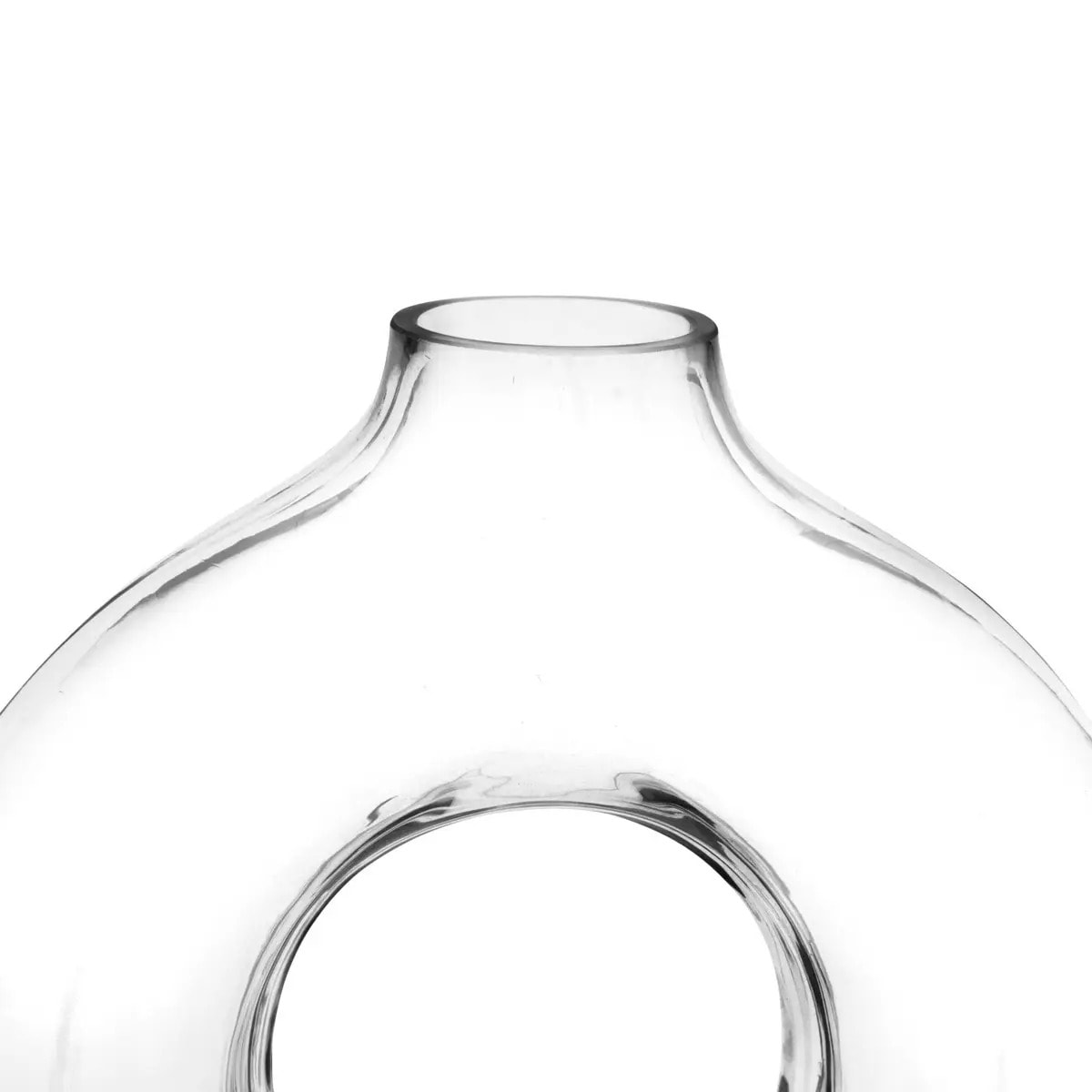 Vase "Circle" transparent H25,5cm