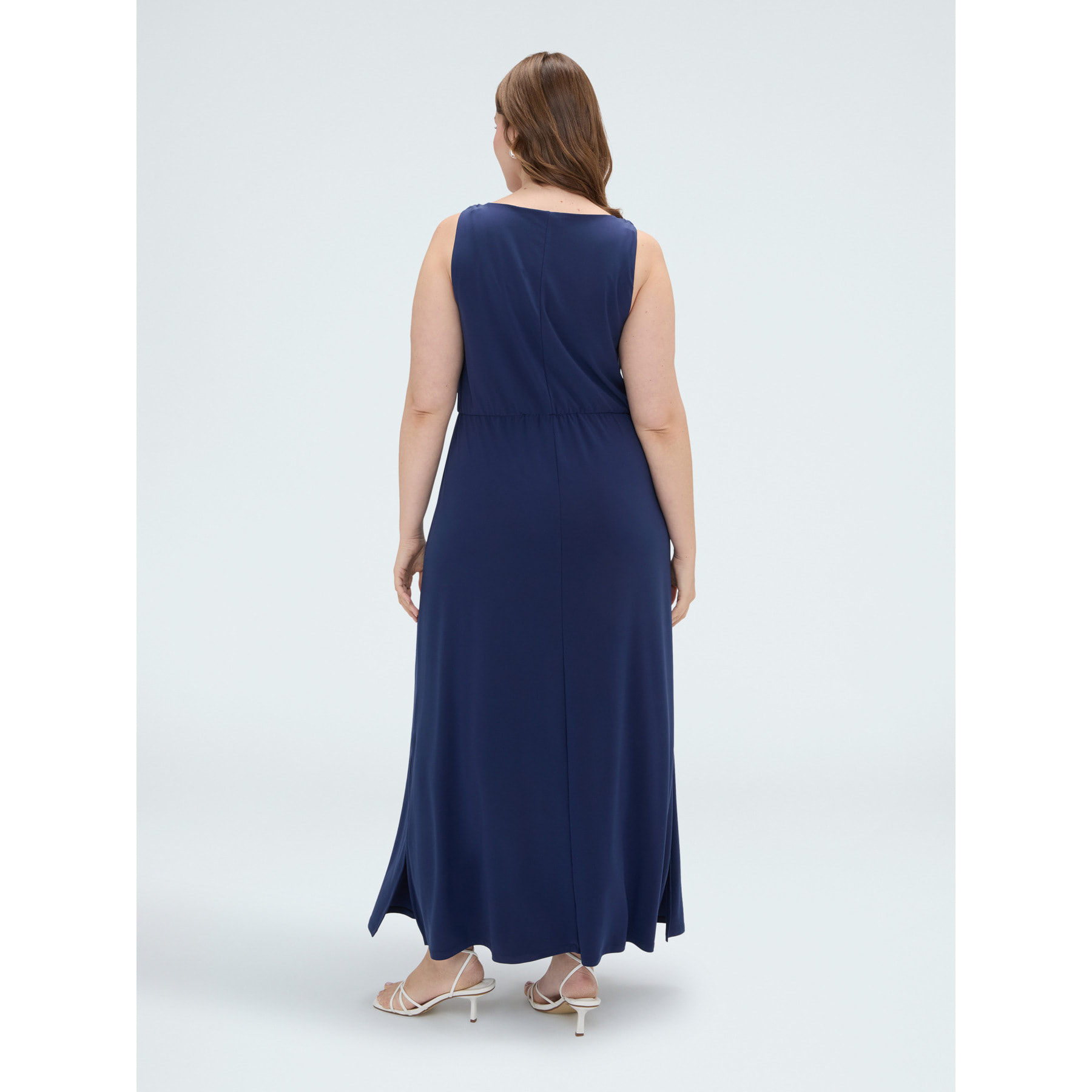 Fiorella Rubino - Vestido Dream con escote en V - Azul