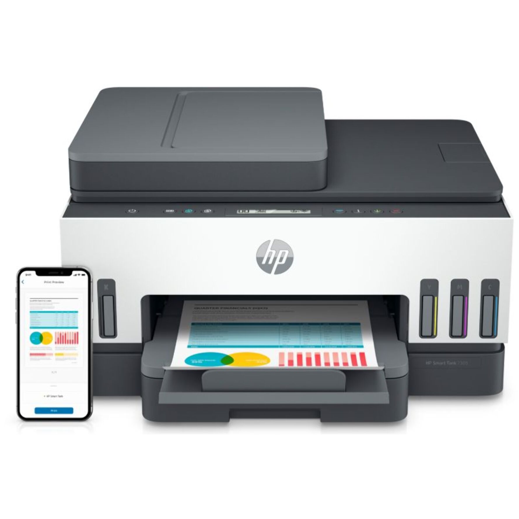 Imprimante jet d'encre HP Smart Tank 7305/7307