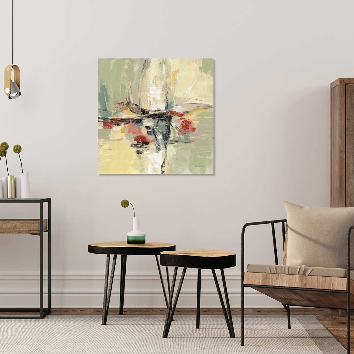 Tableau abstrait Ambiance des îles Tableau plexiglas