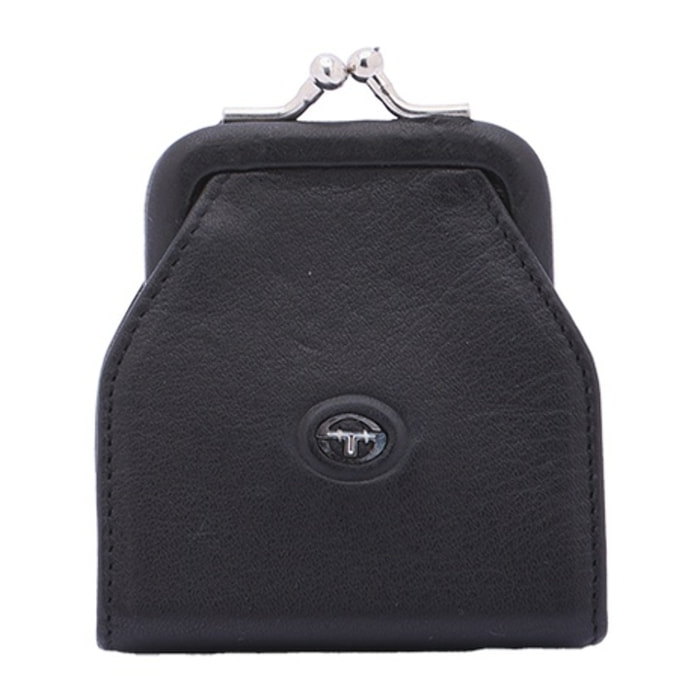 Portafoglio donna in vera pelle - Modello False - Casual - 7.5 x 9.0 x 4.5 cm