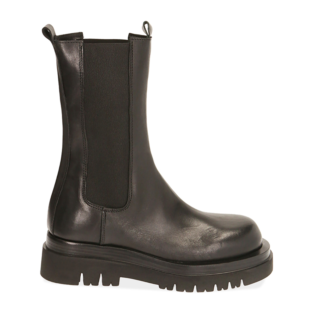 Chelsea boots neri in pelle