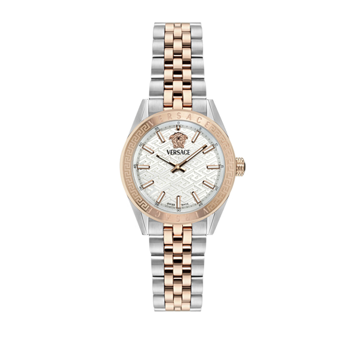 Versace Reloj Analógico De Cuarzo Timeless.v-Code (Wc-8I)