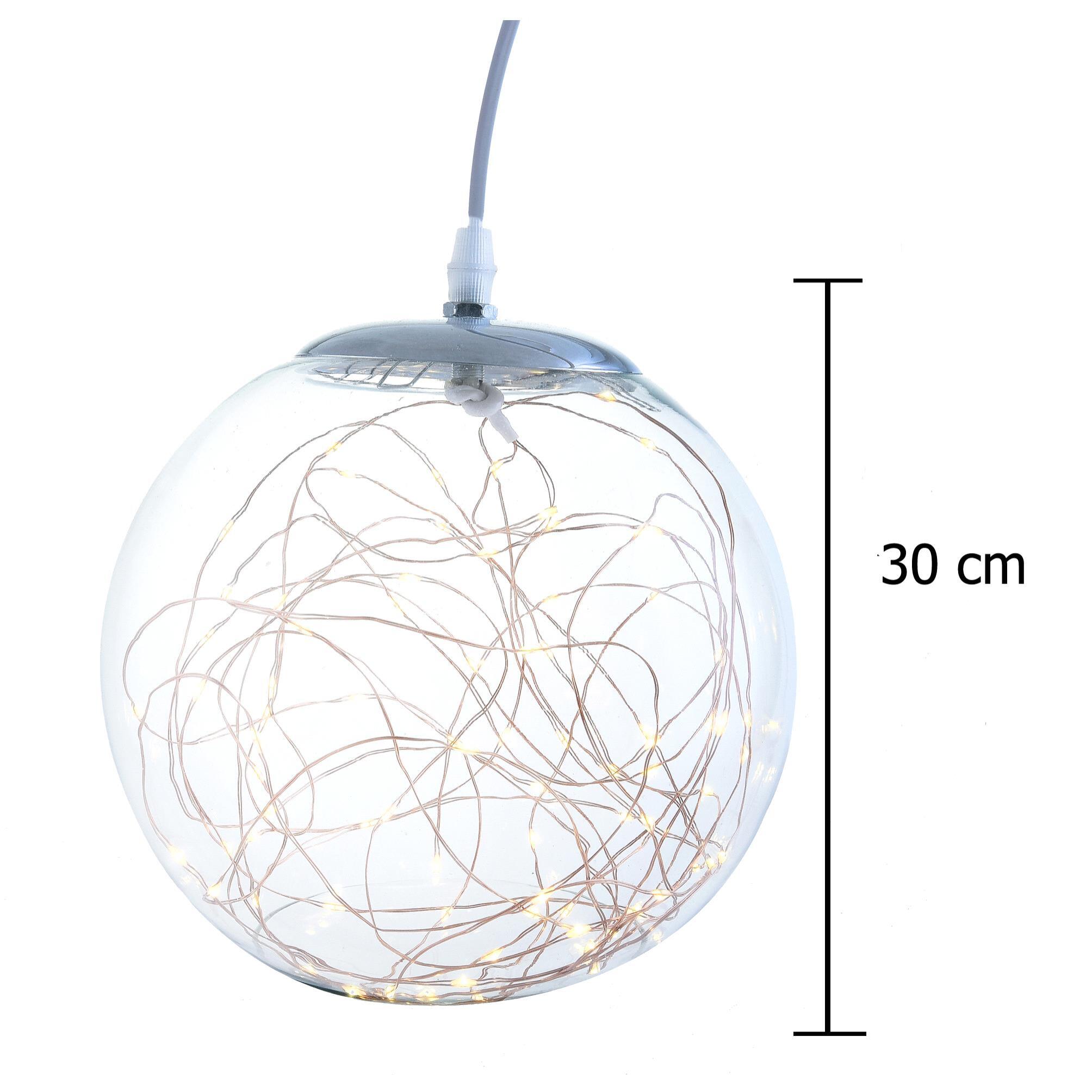 Sfera con 180 Led per esterno - Pezzi 1 - Colore Multicolore - 30x30Hx30cm - Bianchi Dino