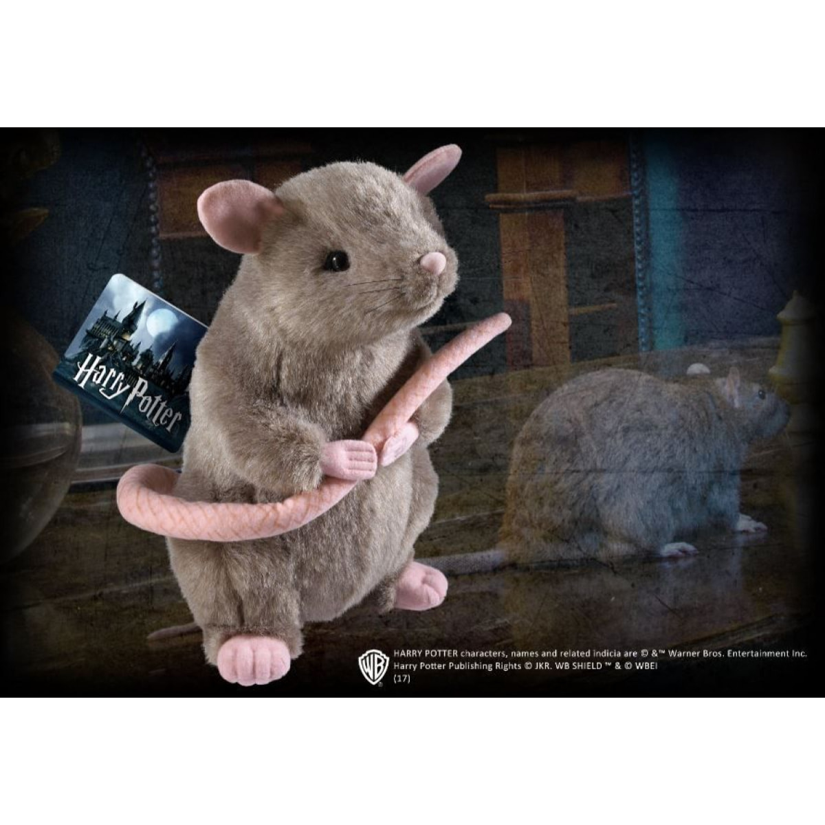 Harry Potter Peluche Crosta Il Topo Di Ron Wesley 23 Cm Noble Collection