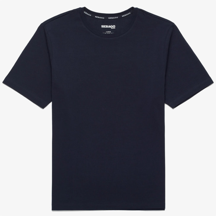 Sebago - T-Shirts & Top Uomo Donna Blu - Crew T_Shirt