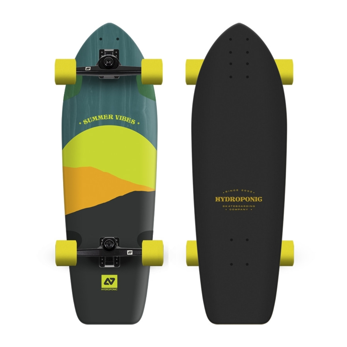 Surfskate Hydroponic SQUARE Sun Green