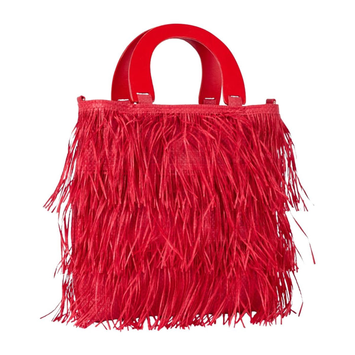 Camomilla - Borsa a tracolla BIBIANA in fibra naturale per donna