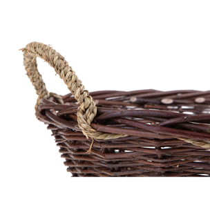 Cesto Ovale Nat Xx - Pezzi 2 - 75xH20x57cm - Bianchi Dino SpA