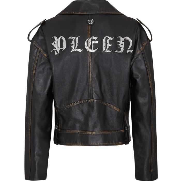 PHILIPP PLEIN Chaqueta de cuero