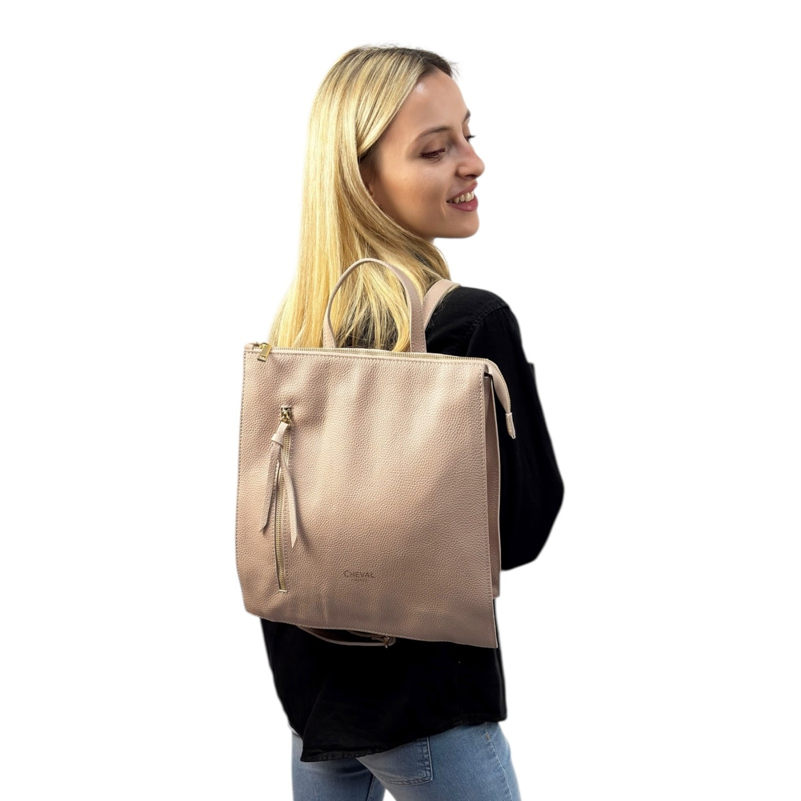 Zaino Cheval Firenze Susanna Rosa Cipria
