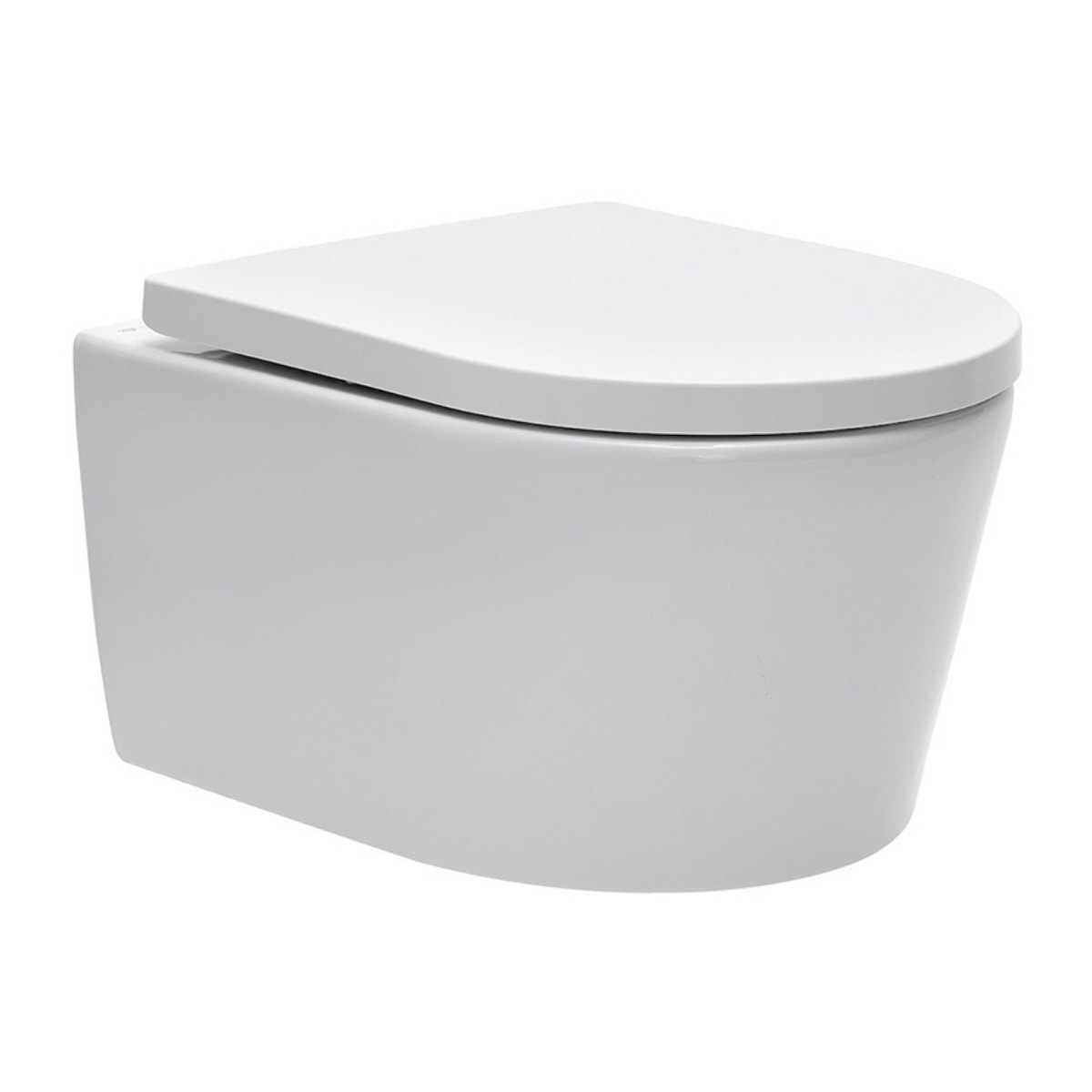 Pack WC Bati-support Geberit slim + WC Swiss Aqua Technologies sans bride + Abattant + Plaque (SLIM-SATrimless-E)